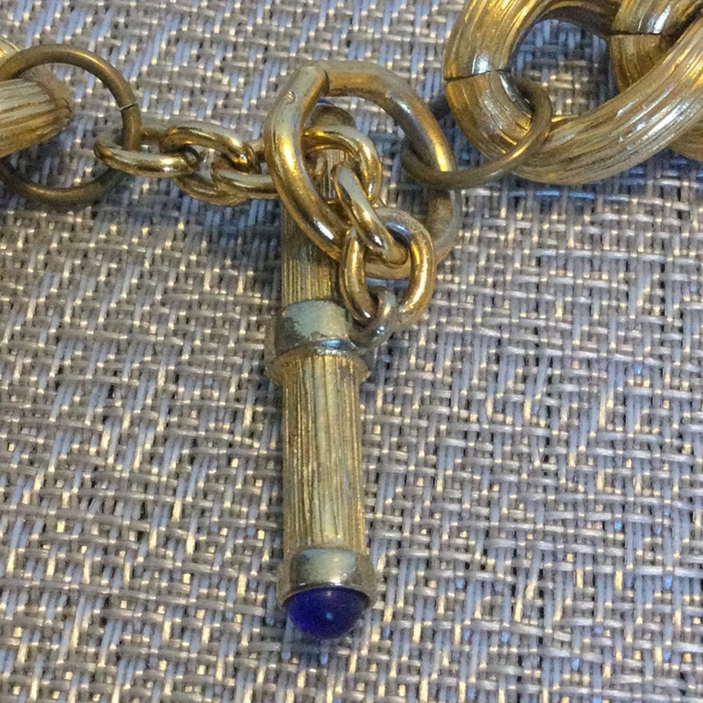 Goldtone Statement Necklace - image 5